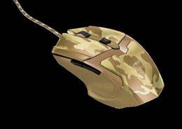 Myš Trust GXT Gaming 101D Gav - Desert camo / optická / 5 tlačítek / 4800dpi