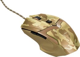 Myš Trust GXT Gaming 101D Gav - Desert camo / optická / 5 tlačítek / 4800dpi