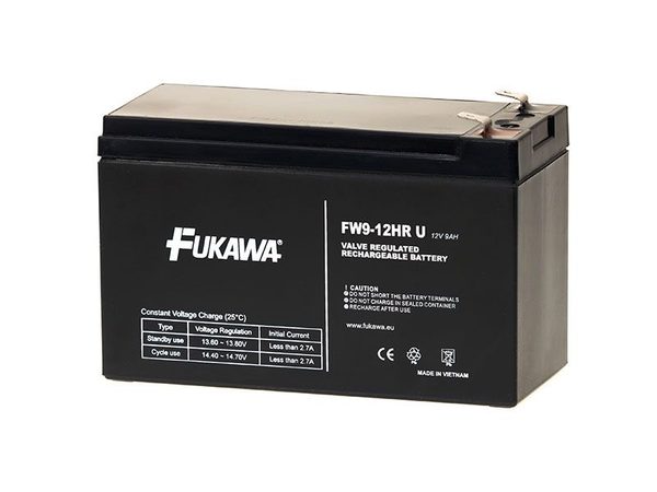 Fukawa FW 9-12 HRU (12V; 9Ah; faston 6,3mm)