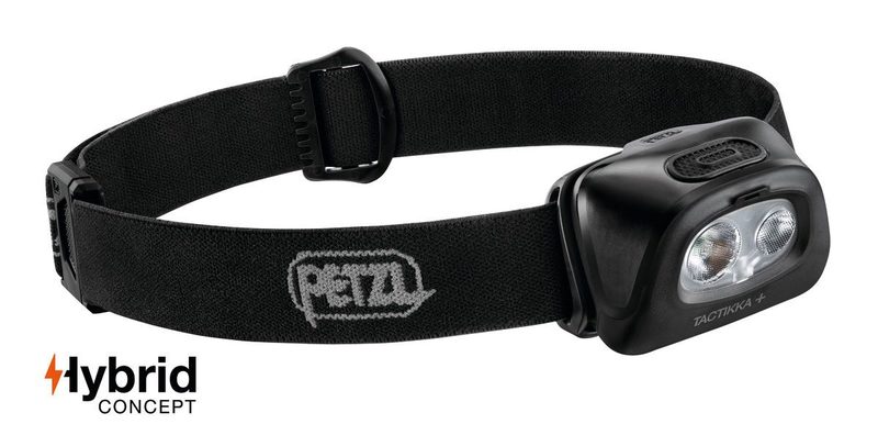 PETZL TACTIKKA+ HYBRID černá 350lm