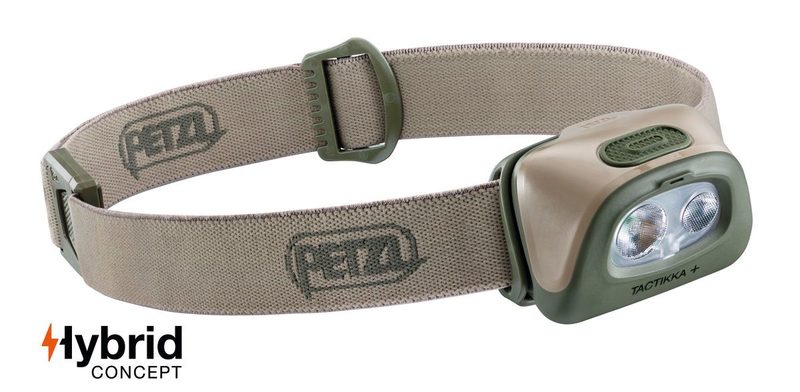 PETZL TACTIKKA+ HYBRID desert 350lm