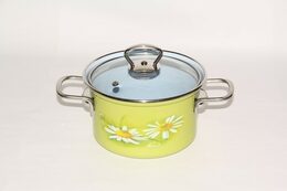 hrnec BELIS DAISY 24cm 6,1l se skleněnou poklicí