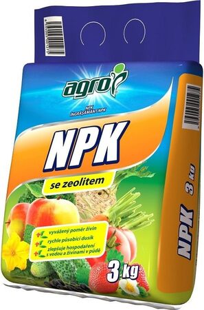 hnojivo NPK 3kg AGRO