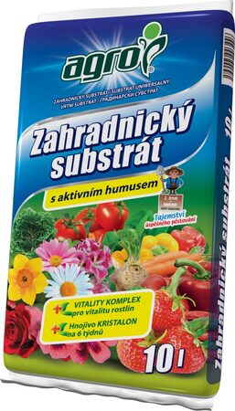 substrát zahradnický 10l AGRO