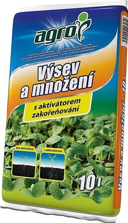 substrát pro výsev a množení 10l AGRO