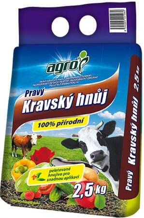 hnůj pravý kravský 2,5kg AGRO