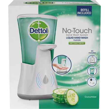 Dettol bezdotykový dávkovač mýdla 250 ml Okurka