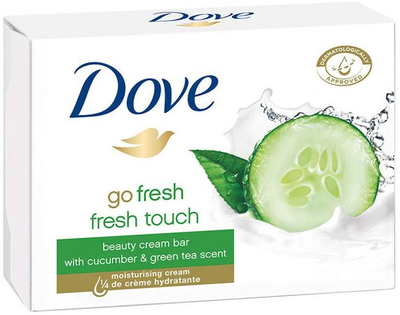 Dove Go Fresh Fresh Touch toaletní mýdlo 90 g