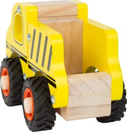small foot Dřevěné stavební vozidlo