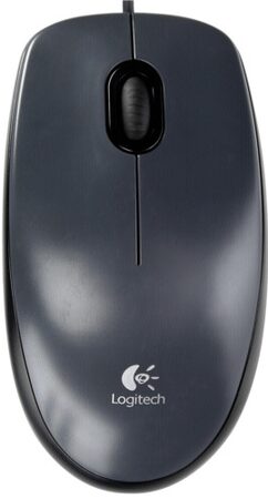 Myš Logitech M90 / optická / 3 tlačítka / 1000dpi - šedá (910001793)