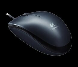 Myš Logitech M90 / optická / 3 tlačítka / 1000dpi - šedá (910001793)