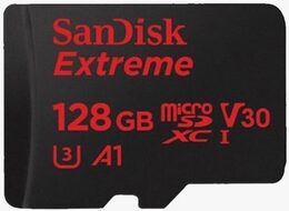 Paměťová karta Sandisk Micro SDXC Extreme 128GB UHS-I U3 (160R/90W) + adapter