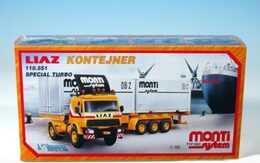 Stavebnice Monti 08/2 Kontejner Liaz 1:48 v krabici 31,5x16,5x7,5cm