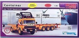 Stavebnice Monti 08/2 Kontejner Liaz 1:48 v krabici 31,5x16,5x7,5cm