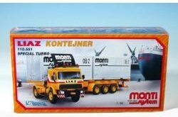 Stavebnice Monti 08/2 Kontejner Liaz 1:48 v krabici 31,5x16,5x7,5cm