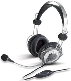 Headset Genius HS-04SU - černý/stříbrný (HS03SU)