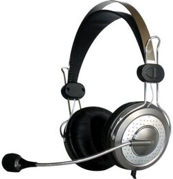 Headset Genius HS-04SU - černý/stříbrný (HS03SU)
