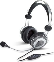 Headset Genius HS-04SU - černý/stříbrný (HS03SU)