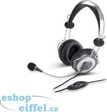 Headset Genius HS-04SU - černý/stříbrný (HS03SU)