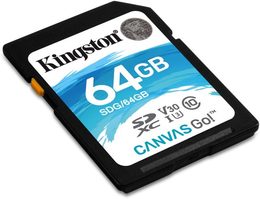 Paměťová karta Kingston Canvas Go! SDXC 64GB UHS-I U3 (90R/45W)