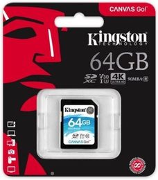 Paměťová karta Kingston Canvas Go! SDXC 64GB UHS-I U3 (90R/45W)