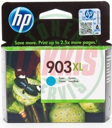 Inkoustová náplň HP 903XL, 825 stran - azurová