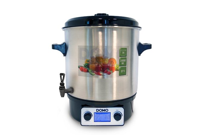 Zavařovací hrnec nerezový DOMO DO42325PC s LCD (DO42325PC), POŠKOZENÝ OBAL