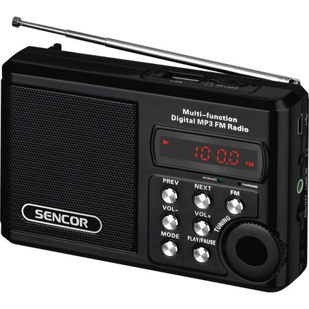 SRD 215 B RÁDIO S USB/MP3 SENCOR (35039901)