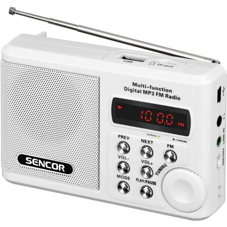 SRD 215 W RÁDIO S USB/MP3 SENCOR (35039902)