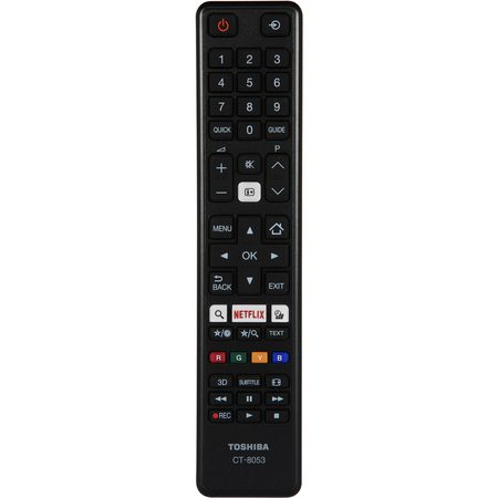 CT8053 DÁLK.OVL. SMART TV ČERNÉ TOSHIBA