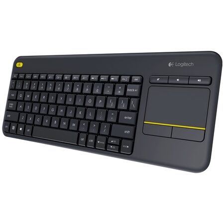 Klávesnice Logitech Wireless Keyboard K400 Plus, CZ/SK - černá (920007151)