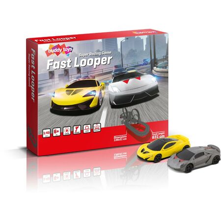 BST 1633 Autodráha Fast BUDDY TOYS, POŠKOZENÝ OBAL