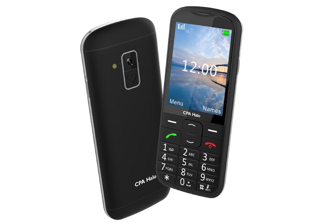 Mobilní telefon senior HALO18 černý