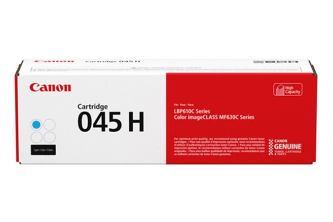 Toner Canon CRG 045 H C, 2200 stran - azurový