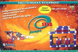 Stavebnice Seva Pumpa Benzina plast 180ks v krabici 22x15x6cm