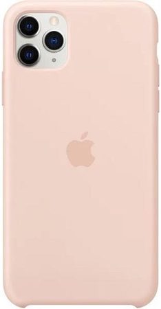 Kryt na mobil Apple Silicone Case pro iPhone 11 Pro Max - pískově růžový
