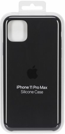 Kryt na mobil Apple Silicone Case pro iPhone 11 Pro Max - černý