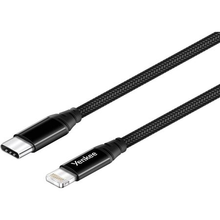 YCU 631 BK USB C / lightning 1m YENKEE