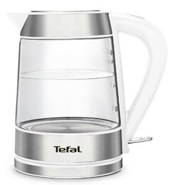 Skleněná varná konvice Tefal KI730132 sklo/stříbrná