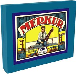Stavebnice MERKUR Classic C03 141 modelů v krabici 35,5x27,5x5cm