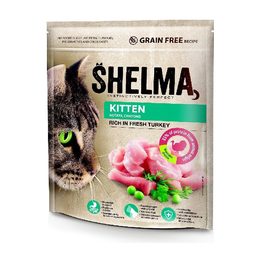 Shelma Junior bezobilné granule s čerstvým krůtím 750 g