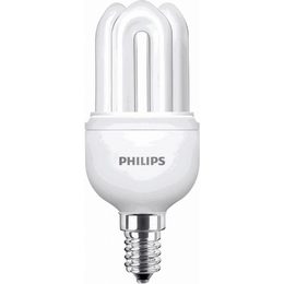 Philips Genie 8W E14 230-240V úsporná zářivka Teplá bílá