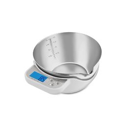 BEPER 90114-F elektronická nerezová kuchyňská váha do 5kg, fialová
