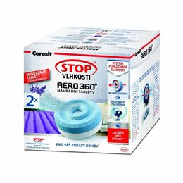 Ceresit STOP VLHKOSTI AERO 360° náhradní tablety 3v1 relaxační levandule (2x450g