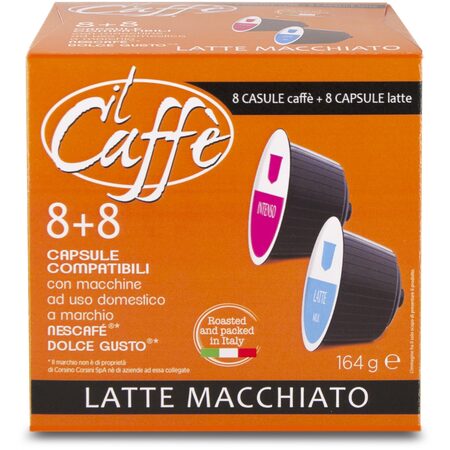 Kapsle Il Caffe CORSINI LATTE MACCHIATO 8+8 ks