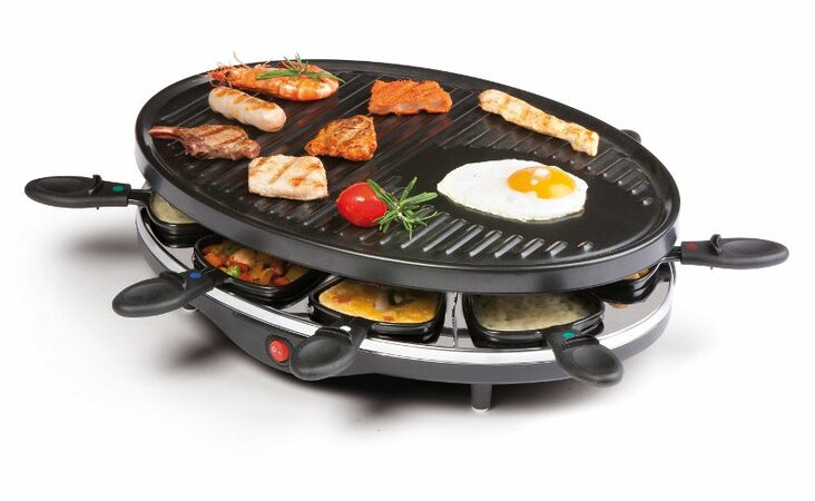 Raclette gril pro 8 osob Domo DO 9038 G (DO9038G)