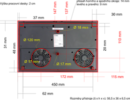 Indukční vařič dvouplotýnkový - DOMO DO326IP