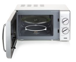 Mikrovlnná trouba retro šedá - DOMO DO3020, Objem: 20 l, Talíř: 24,5 cm, Výkon: