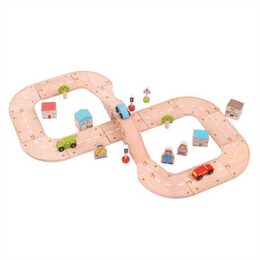 Bigjigs Rail Dřevěná autodráha osmička