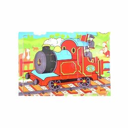 Bigjigs Toys Dřevěné puzzle vlak 9 dílků